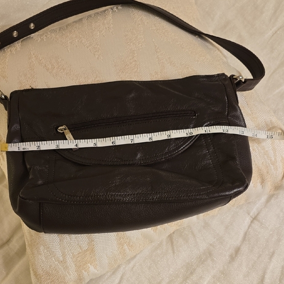 Stone and CO Brown Leather Shoulder Bag with Elegant Finish - Picture 11 of 13